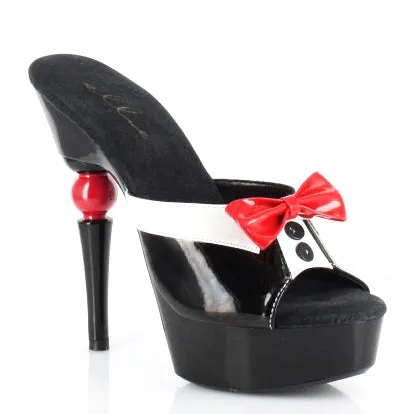 673-TUX 6" Heel Tux Mule.