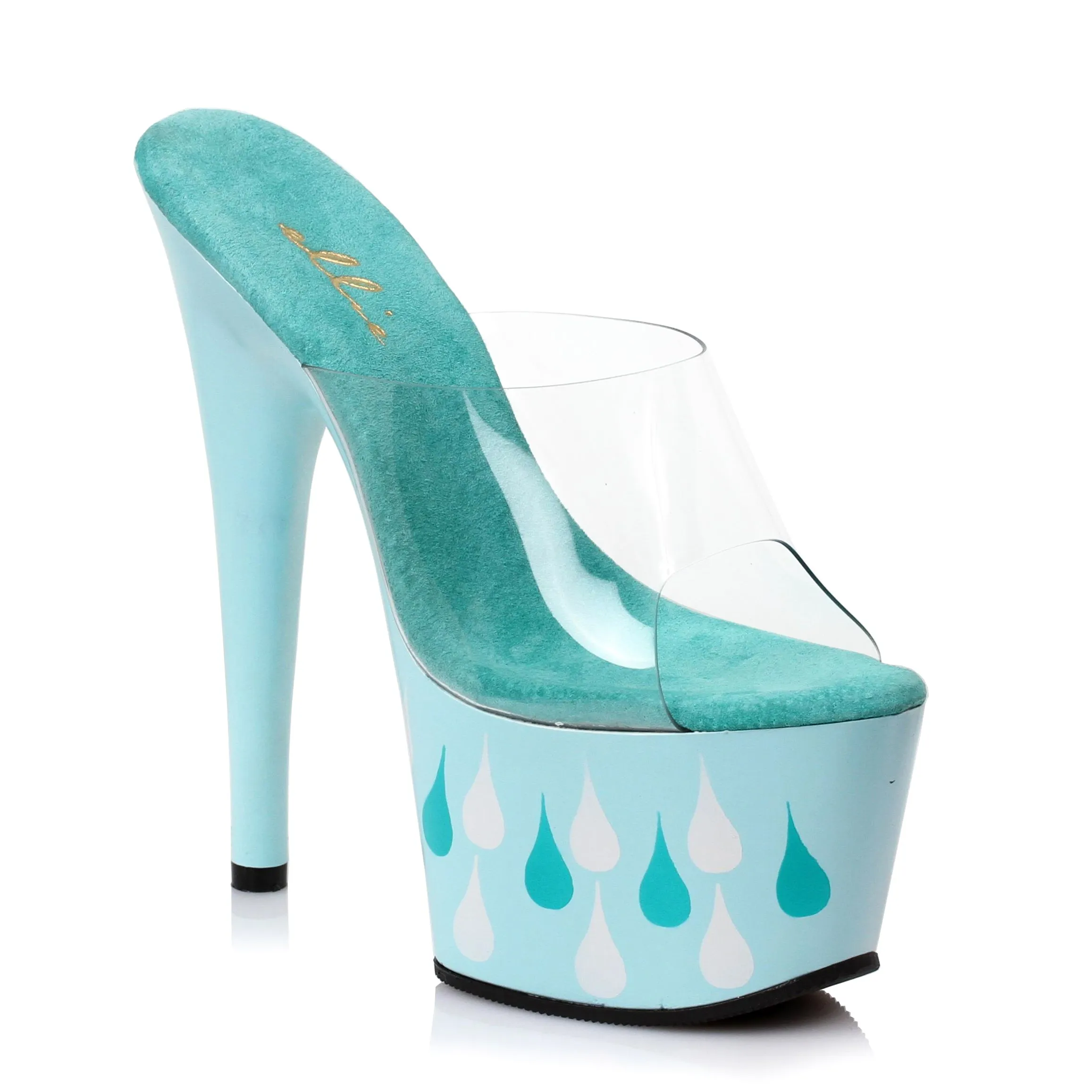 709-TEARDROP 7"inch Mule With Teardrop Pattern