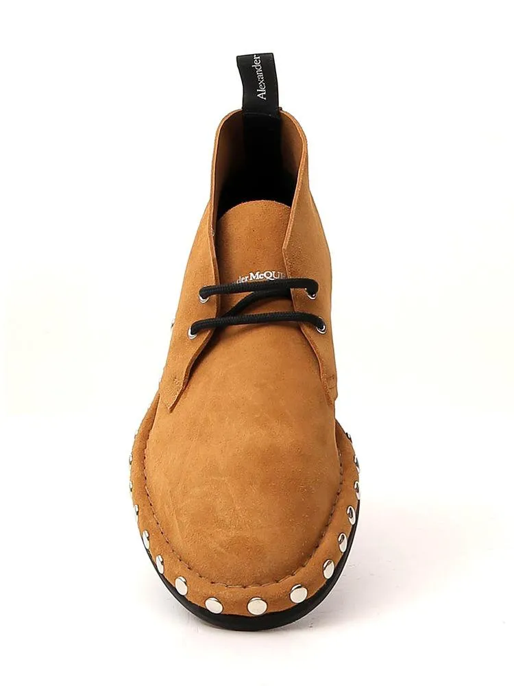Alexander McQueen Studded Lace-Up Shoes