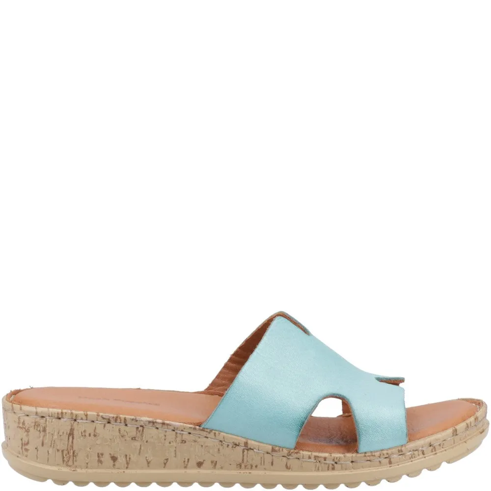 Aqua Eloise Mule Sandals
