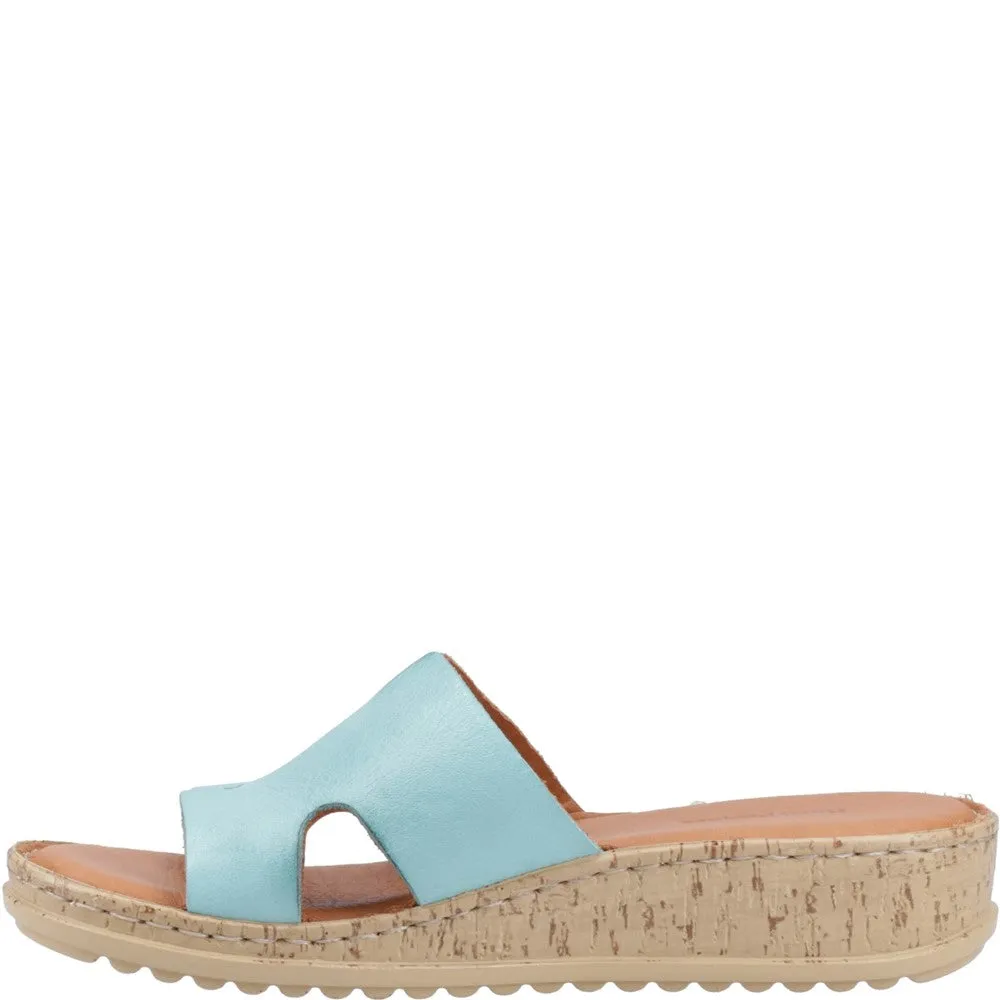 Aqua Eloise Mule Sandals