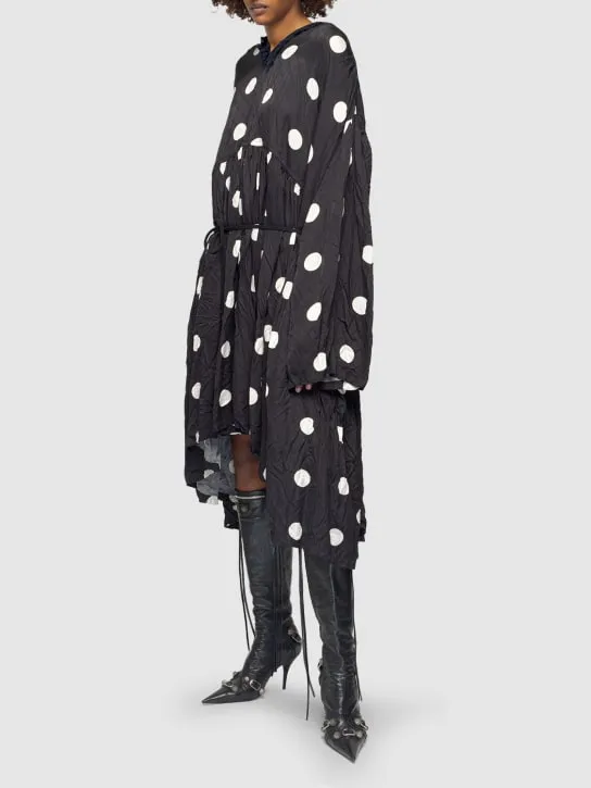 Balenciaga   90mm Cagole leather tall boots 