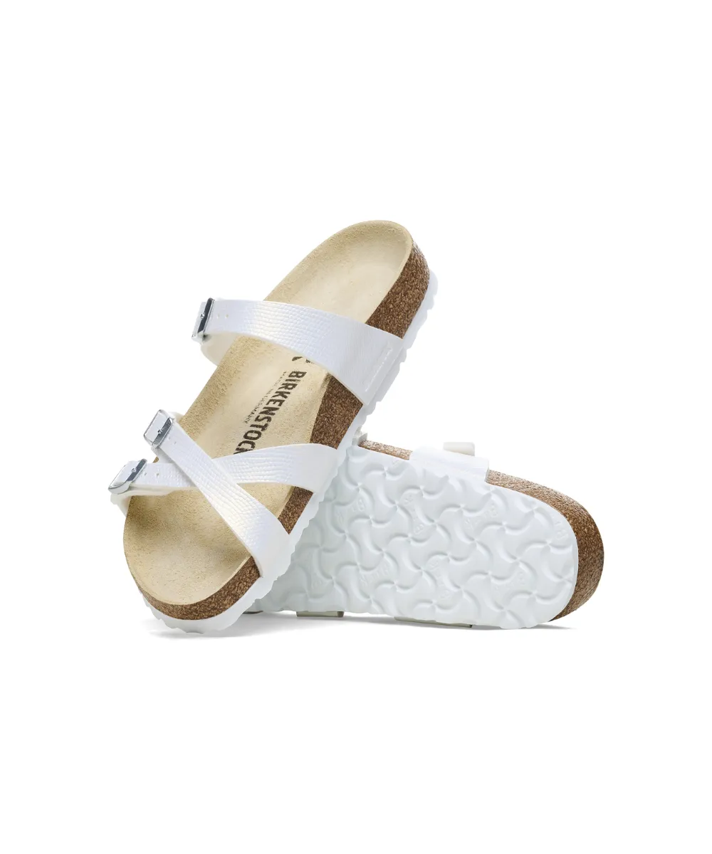 BIRKENSTOCK FRANKA NARROW FIT IN WHITE