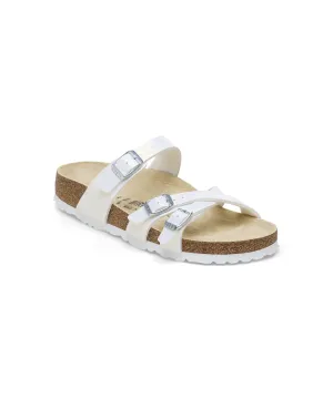 BIRKENSTOCK FRANKA NARROW FIT IN WHITE