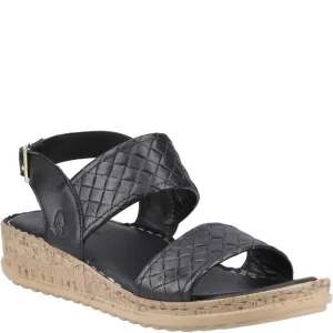 Black Ebony Woven Sandals