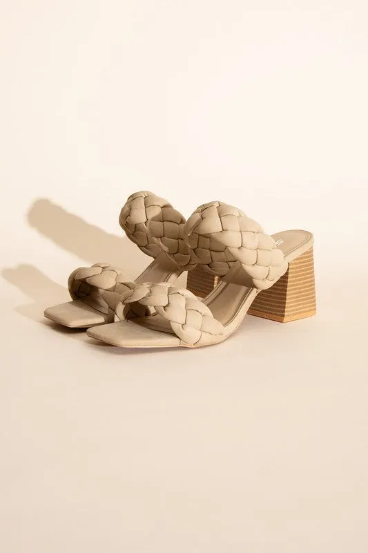 Braid Strap Heels
