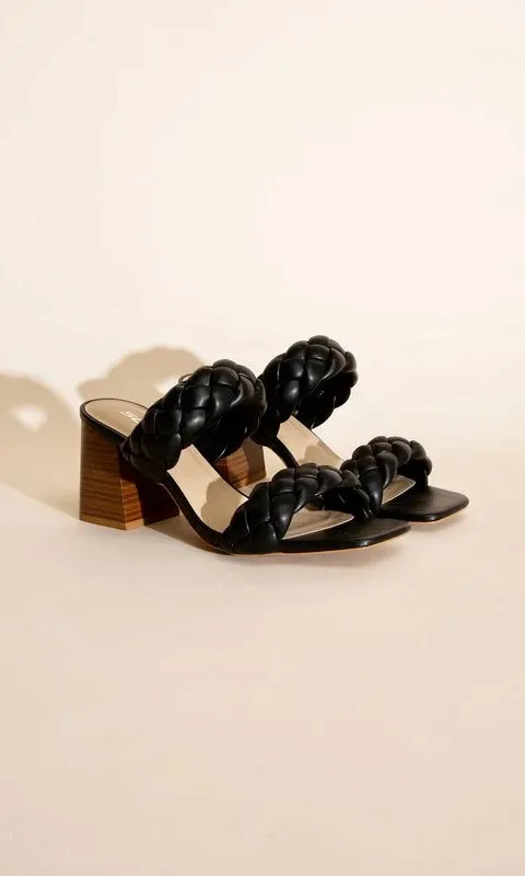 Braid Strap Heels