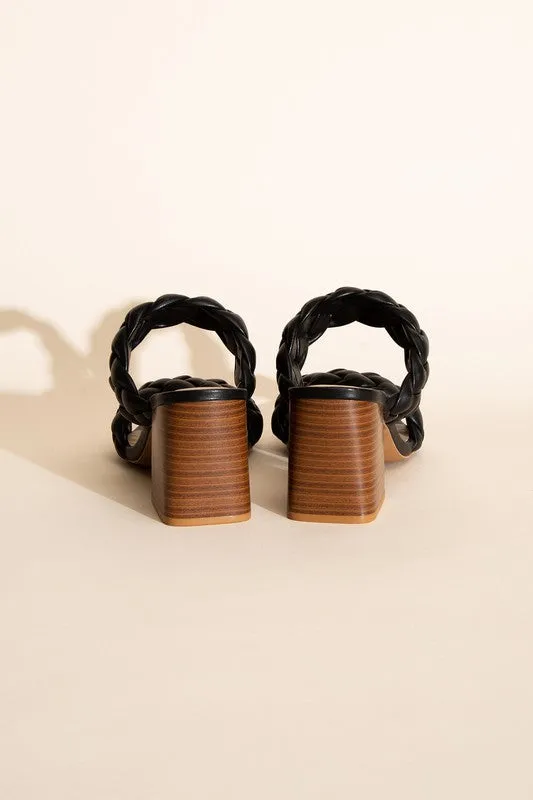 Braid Strap Heels
