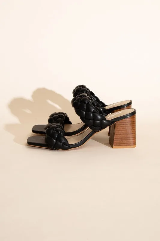 Braid Strap Heels