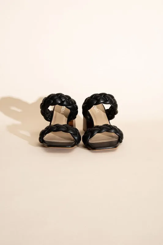 Braid Strap Heels
