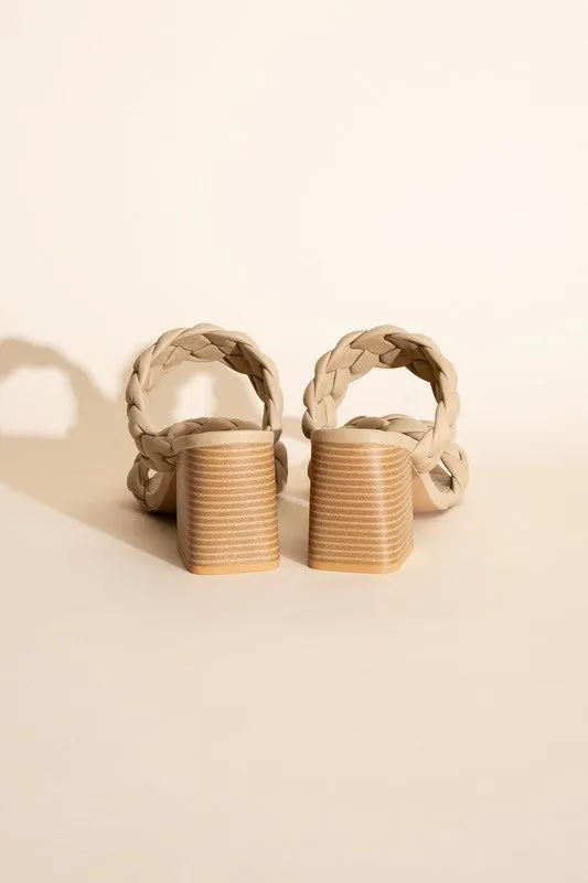 Braid Strap Heels