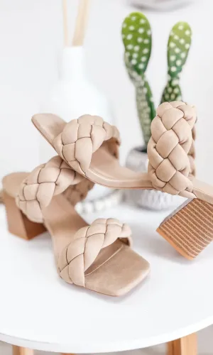 Braid Strap Heels