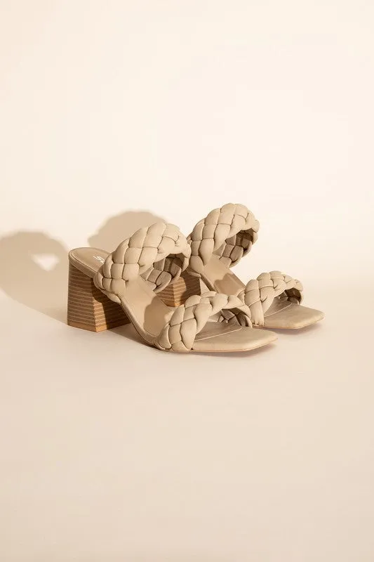 Braid Strap Heels