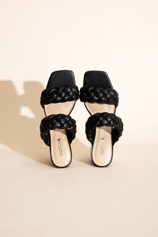 Braid Strap Heels