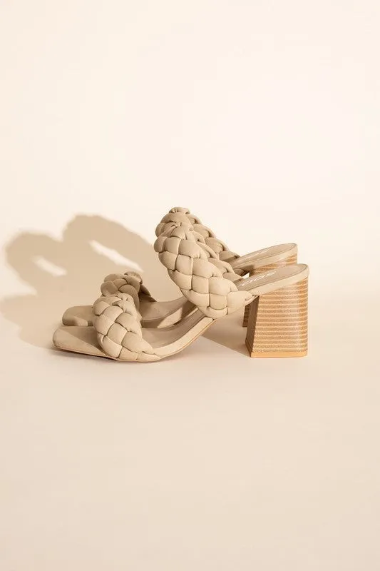 Braid Strap Heels