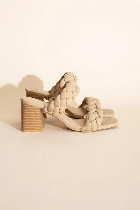 Braid Strap Heels