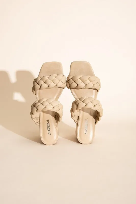 Braid Strap Heels