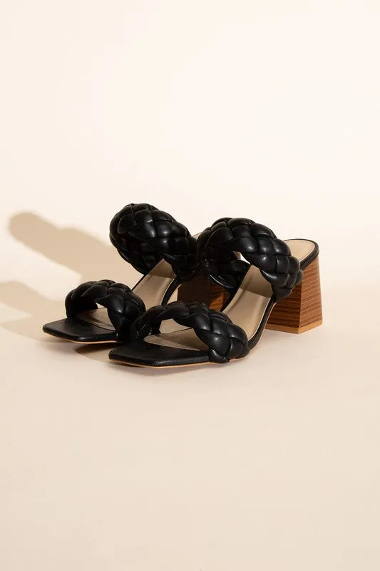 Braid Strap Heels