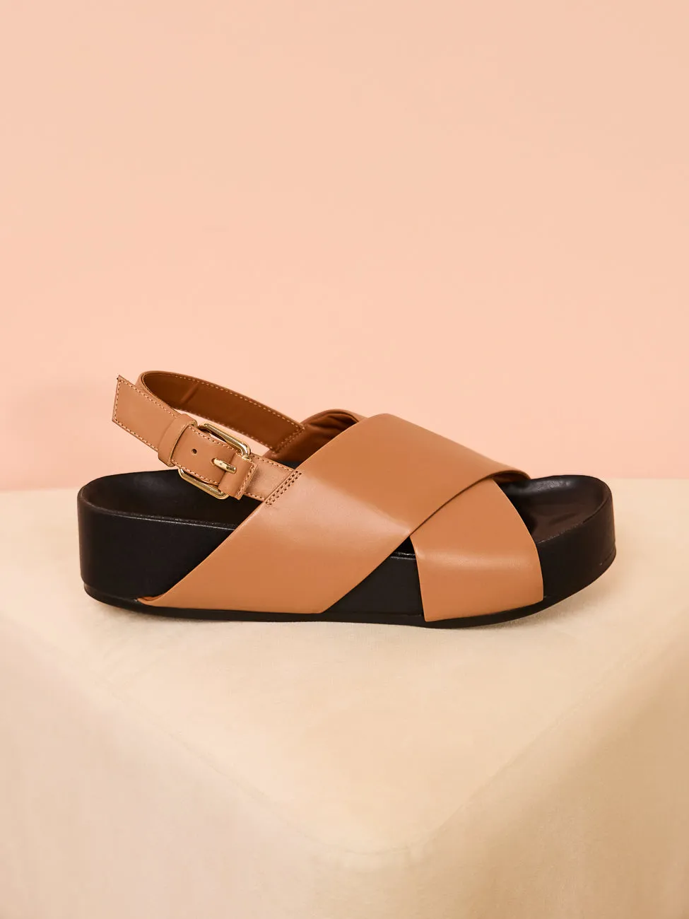 Bronwyn Dusty Sandal in Camel