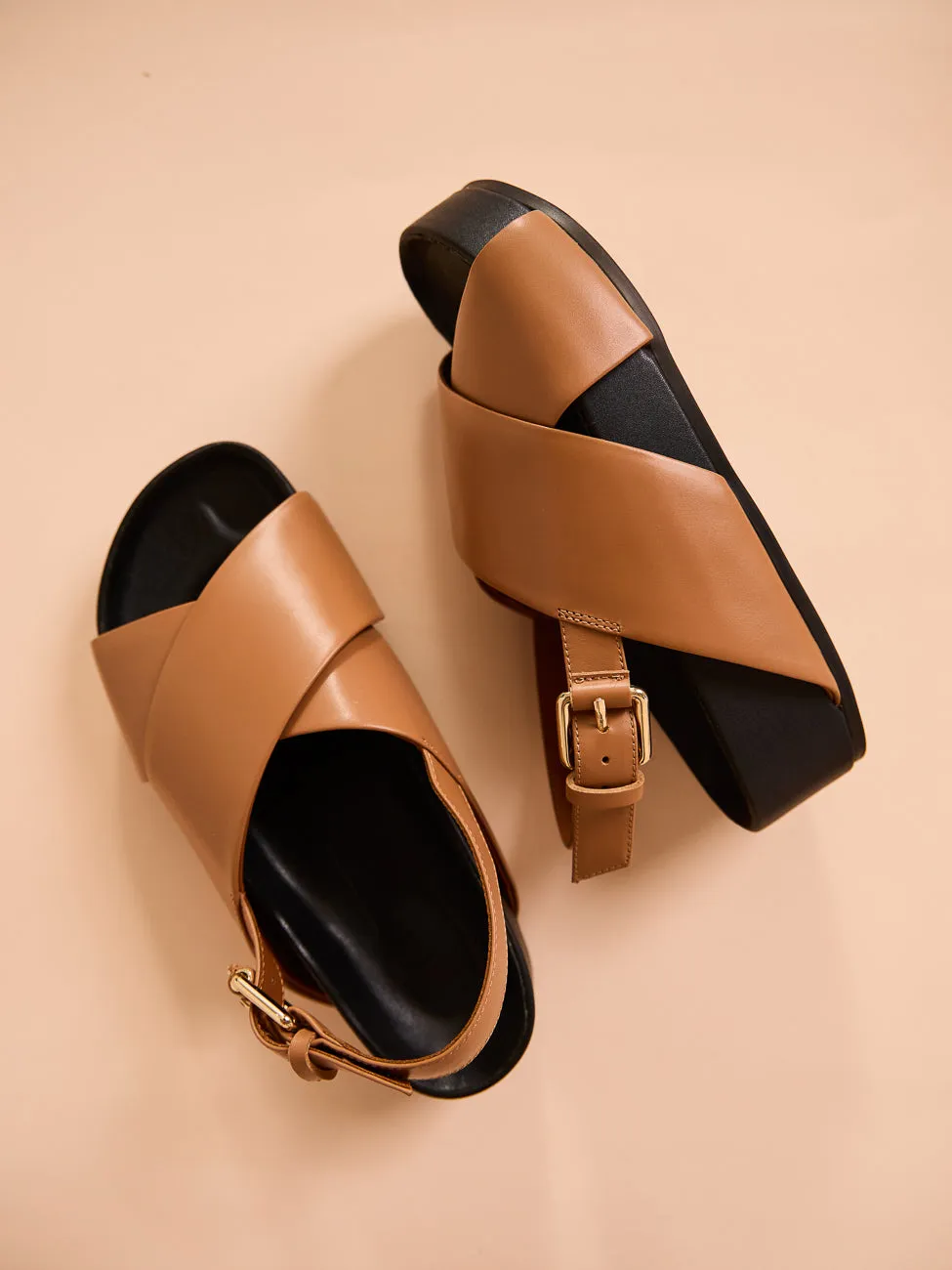 Bronwyn Dusty Sandal in Camel