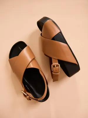 Bronwyn Dusty Sandal in Camel