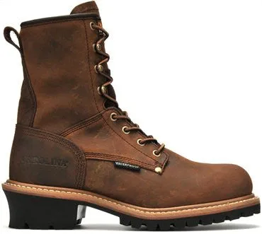 Carolina Men's 8" Steel Toe Waterproof Logger