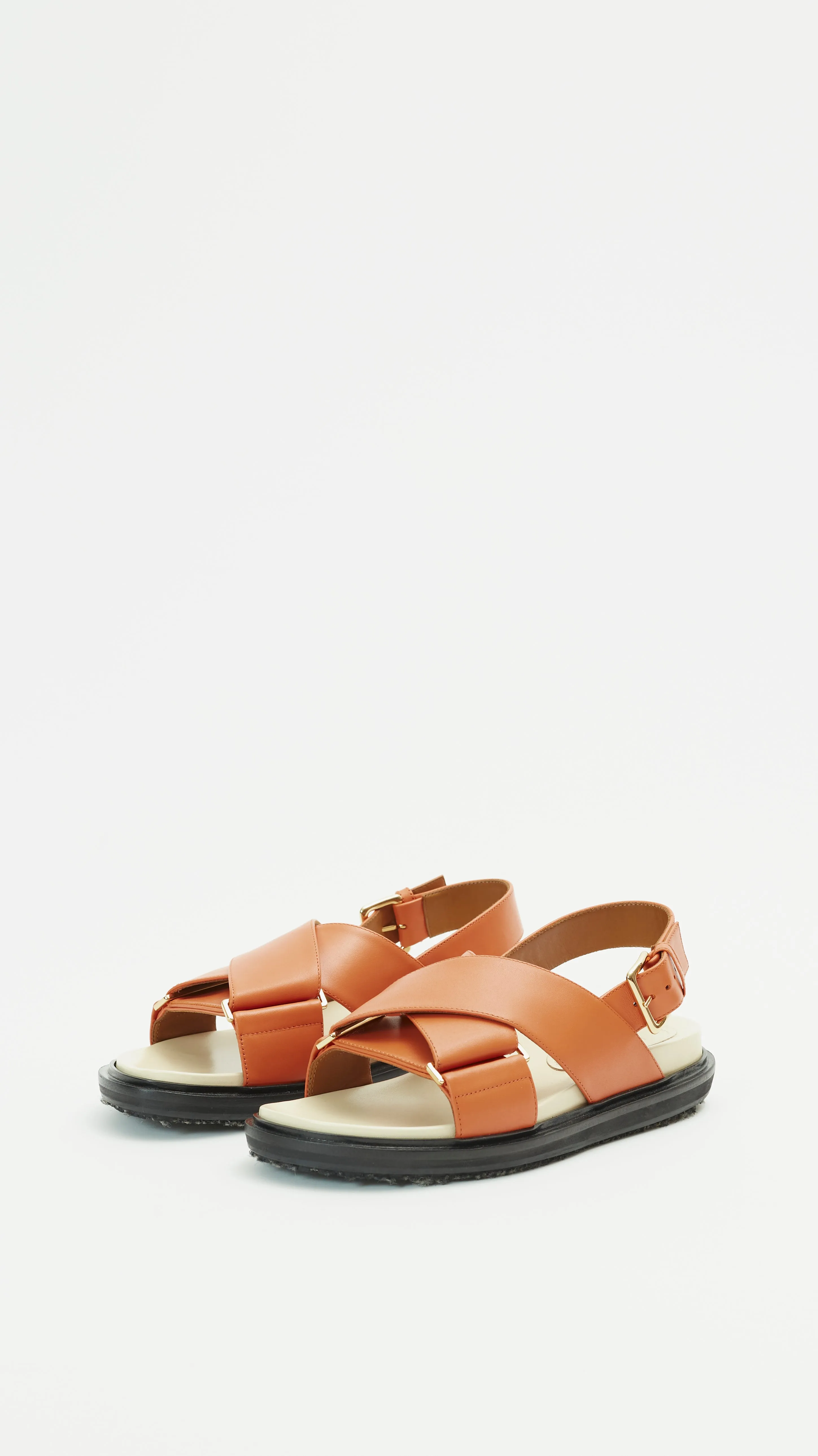 Criss-Cross Fussbett in Orange