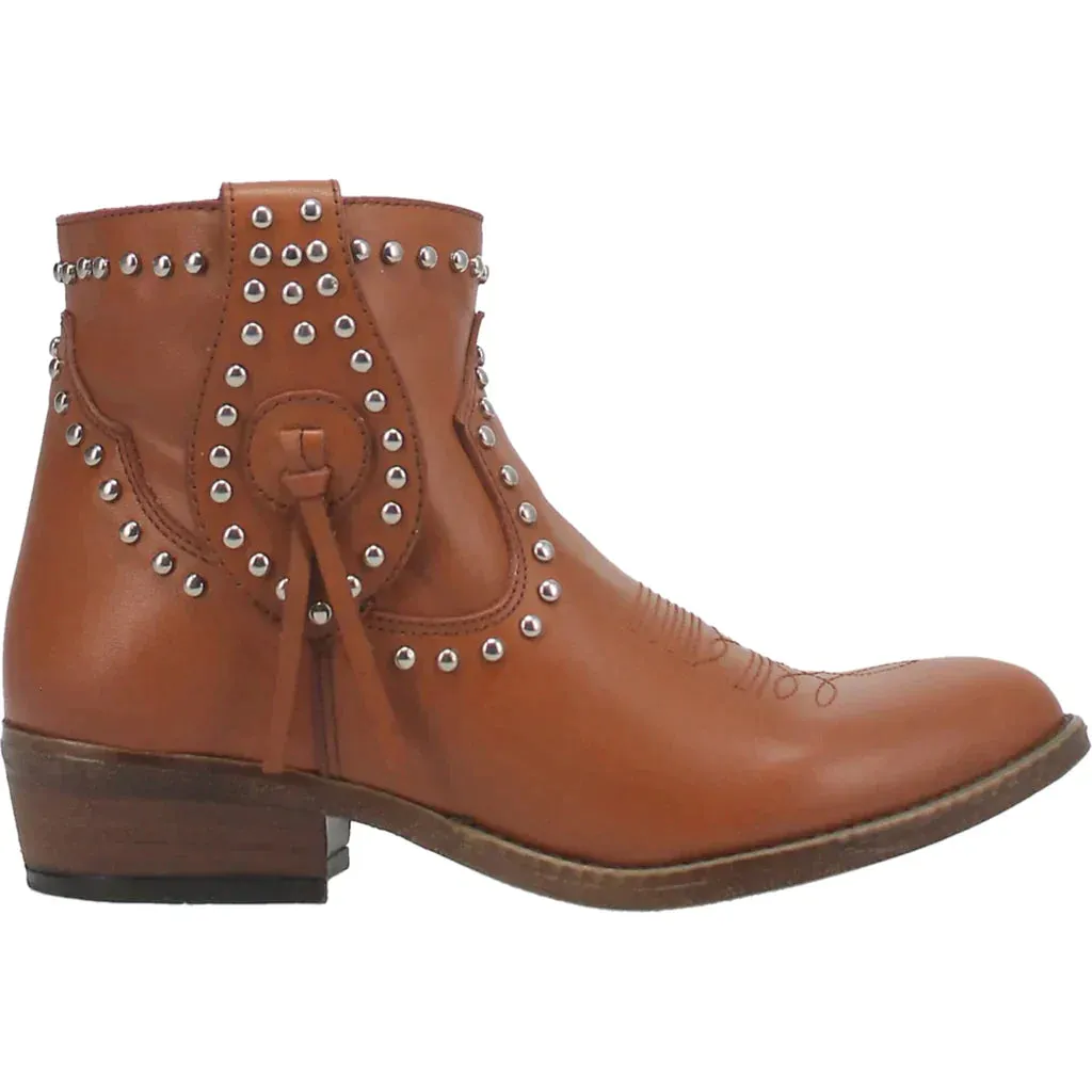 DINGO DESTRY LEATHER STUDDED BOOTIE STYLE DI864