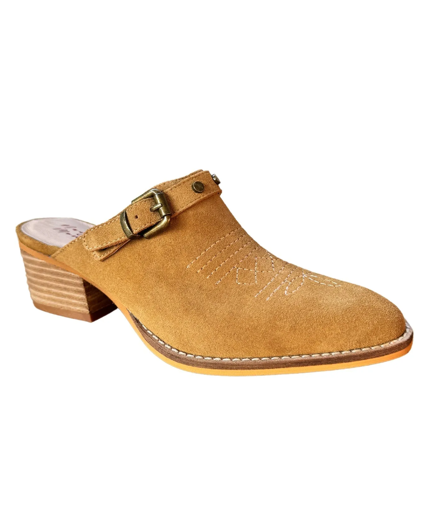 Drancy Western Mules | Tan