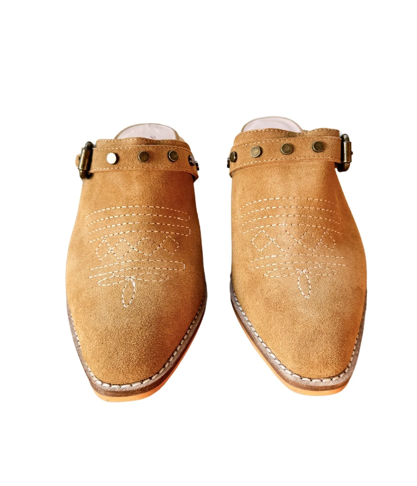 Drancy Western Mules | Tan