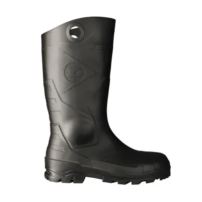 DUNLOP® 8677600.12 Chesapeake Safety Boots, 12, Black