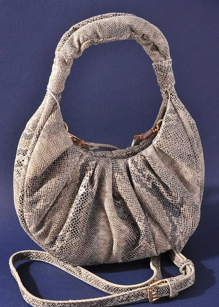 Elena Round Cross Body Bag - Black