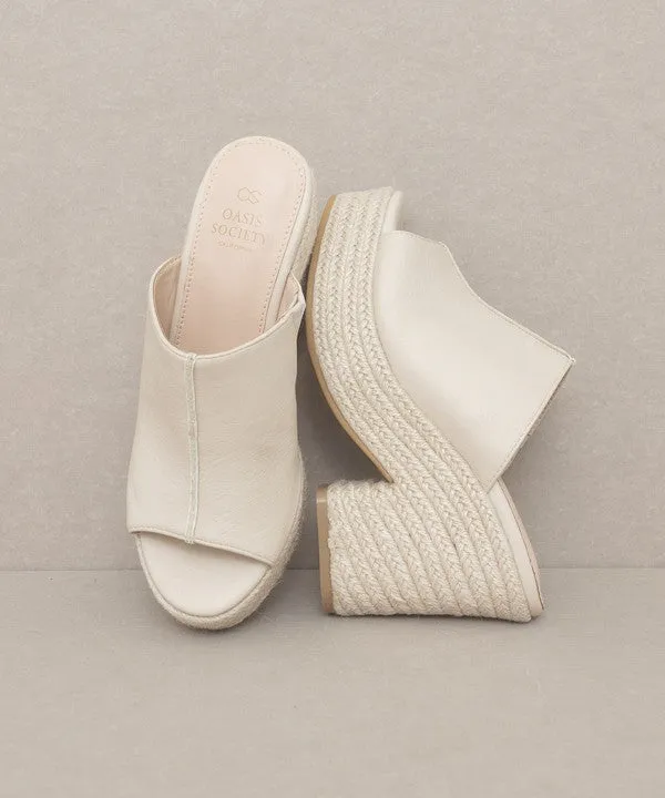 Espadrille Platform Slide