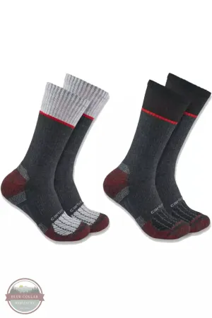 Force Midweight Steel Toe Crew Socks 2-Pack SC0012M