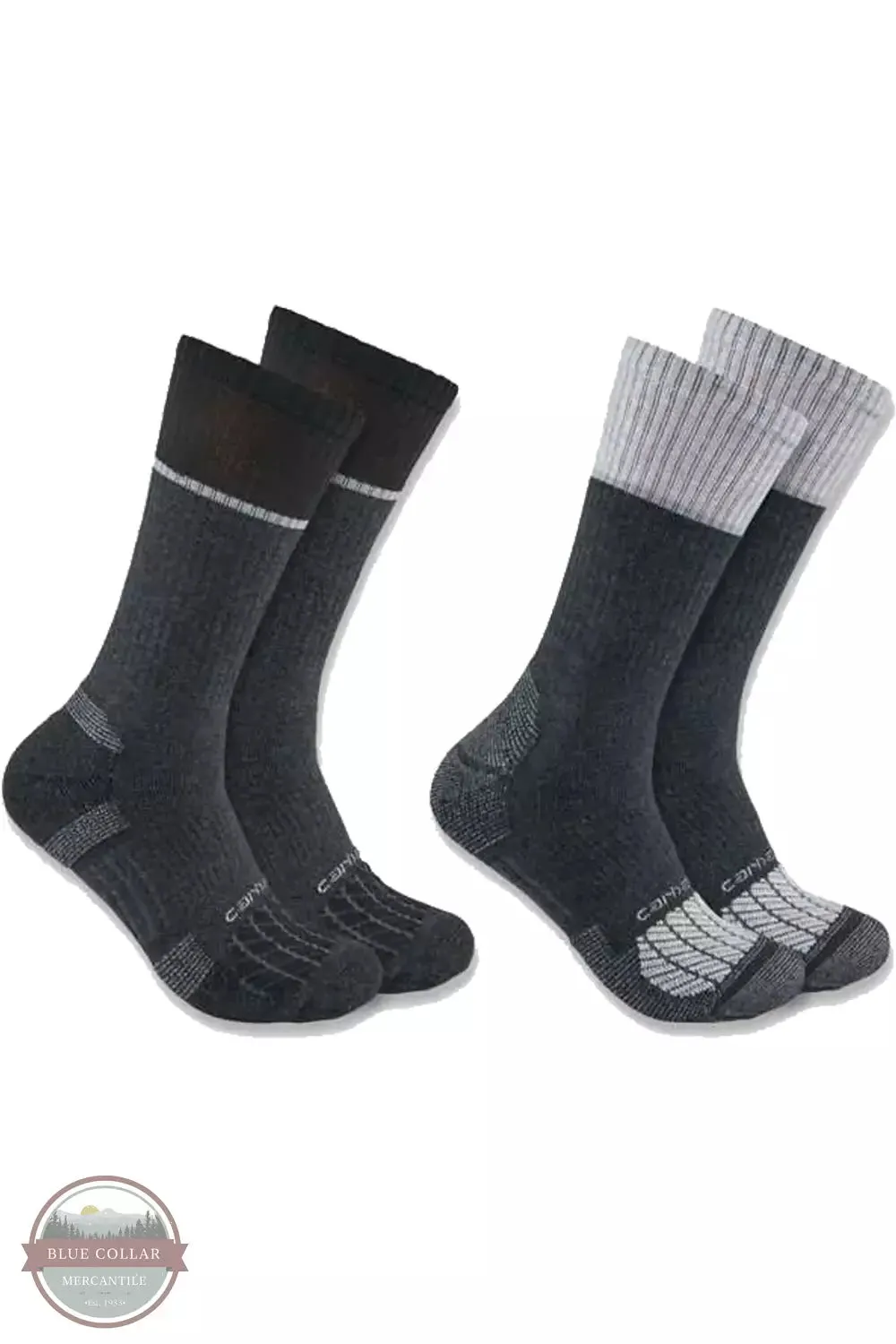 Force Midweight Steel Toe Crew Socks 2-Pack SC0012M