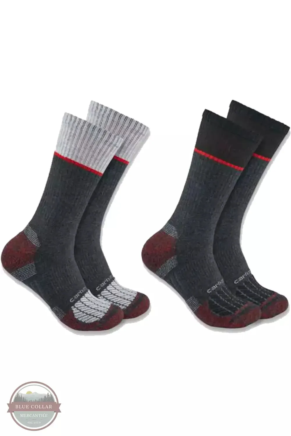 Force Midweight Steel Toe Crew Socks 2-Pack SC0012M