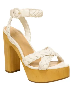 Gael Platform Sandal in Snow