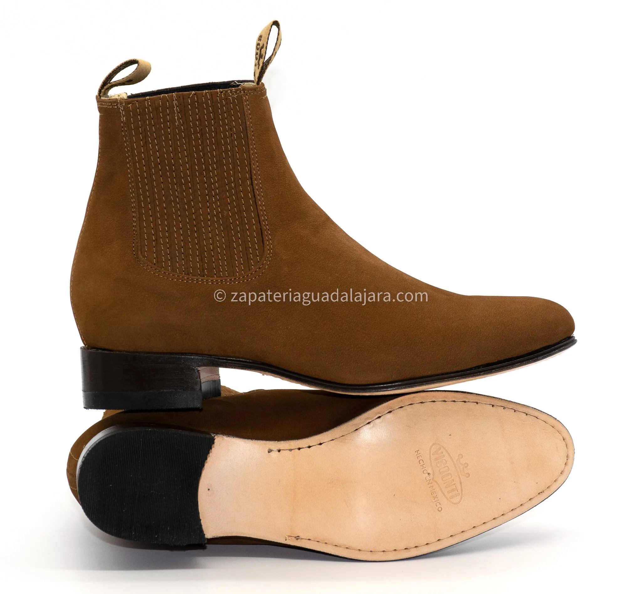 JB201 BOTINES CHARROS NOBUCK CINNAMON