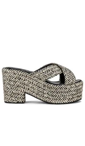 Jeffrey Campbell Isadore Platform Mule in Black