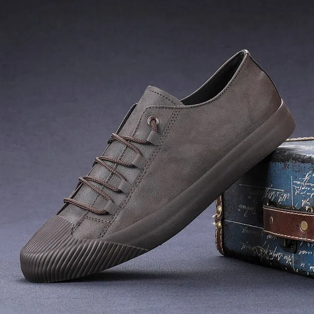 JITU Leather Casual Sneaker