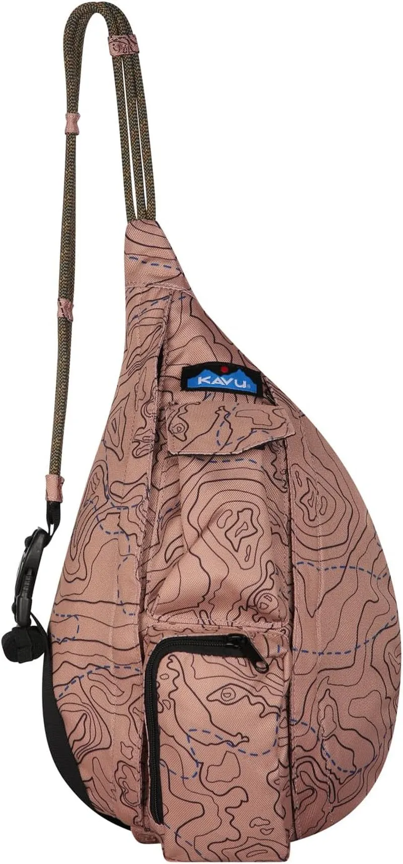 KAVU Mini Rope Sling Pack with Adjustable Rope Shoulder Strap