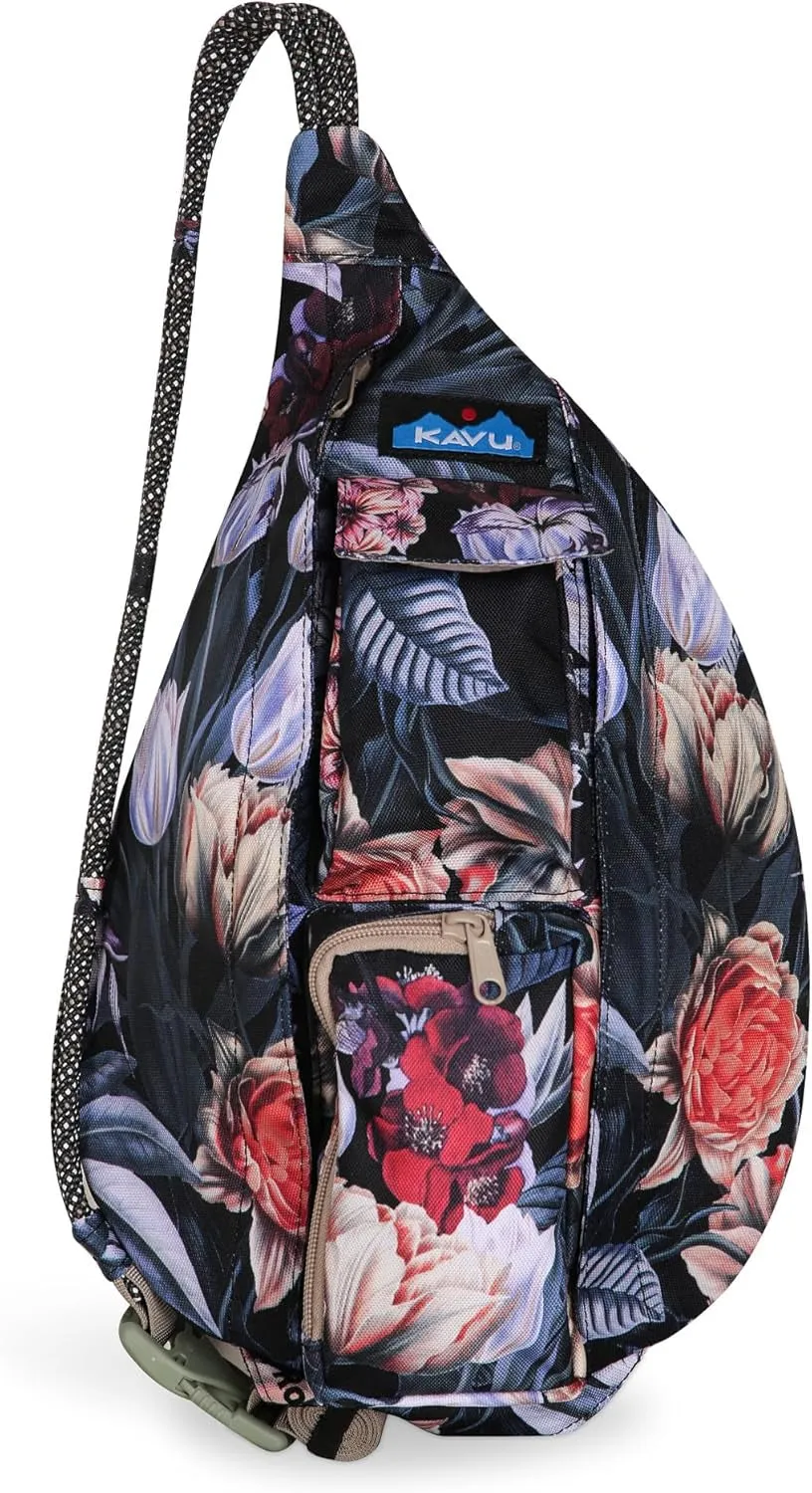 KAVU Mini Rope Sling Pack with Adjustable Rope Shoulder Strap