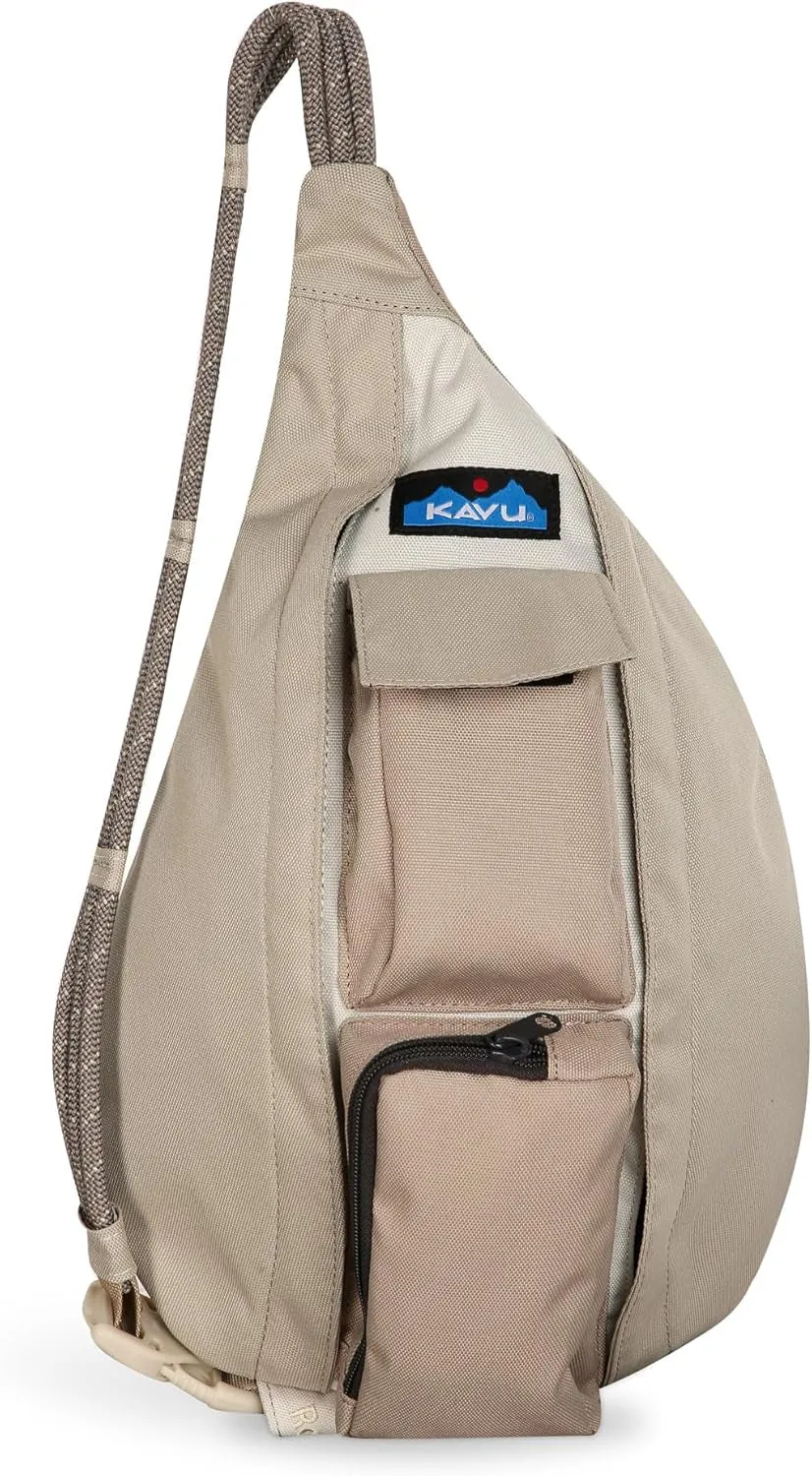 KAVU Mini Rope Sling Pack with Adjustable Rope Shoulder Strap