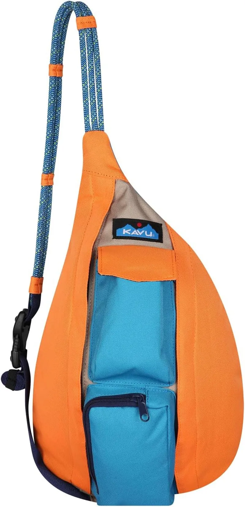 KAVU Mini Rope Sling Pack with Adjustable Rope Shoulder Strap