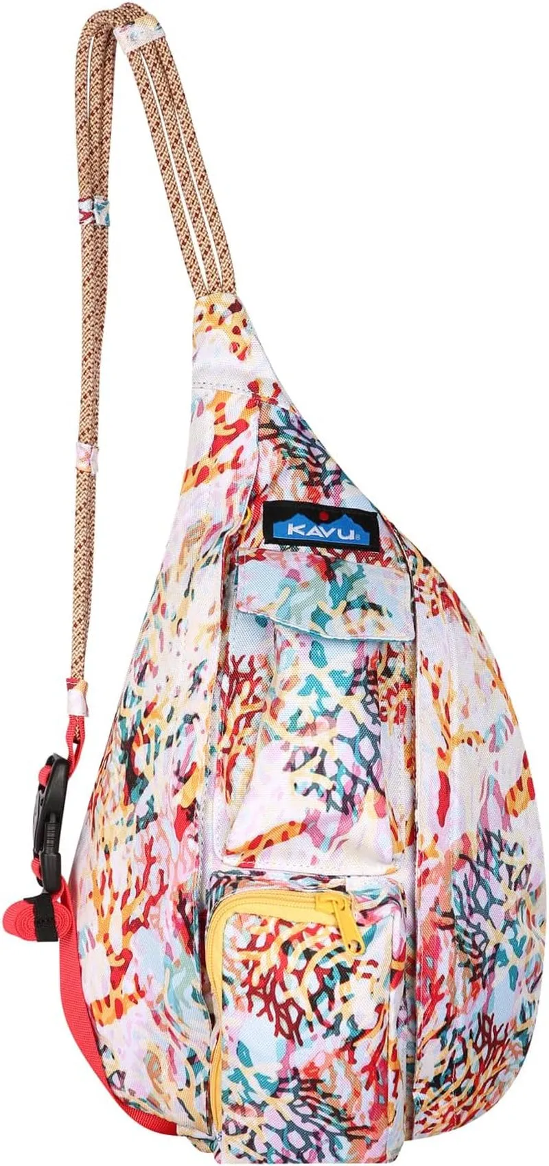 KAVU Mini Rope Sling Pack with Adjustable Rope Shoulder Strap