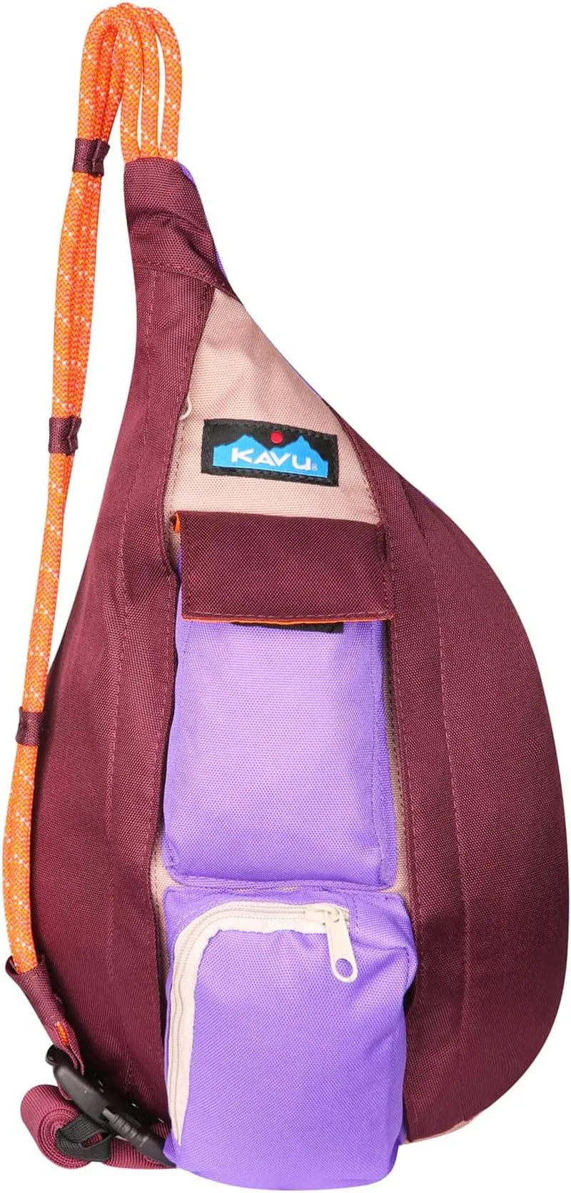 KAVU Mini Rope Sling Pack with Adjustable Rope Shoulder Strap