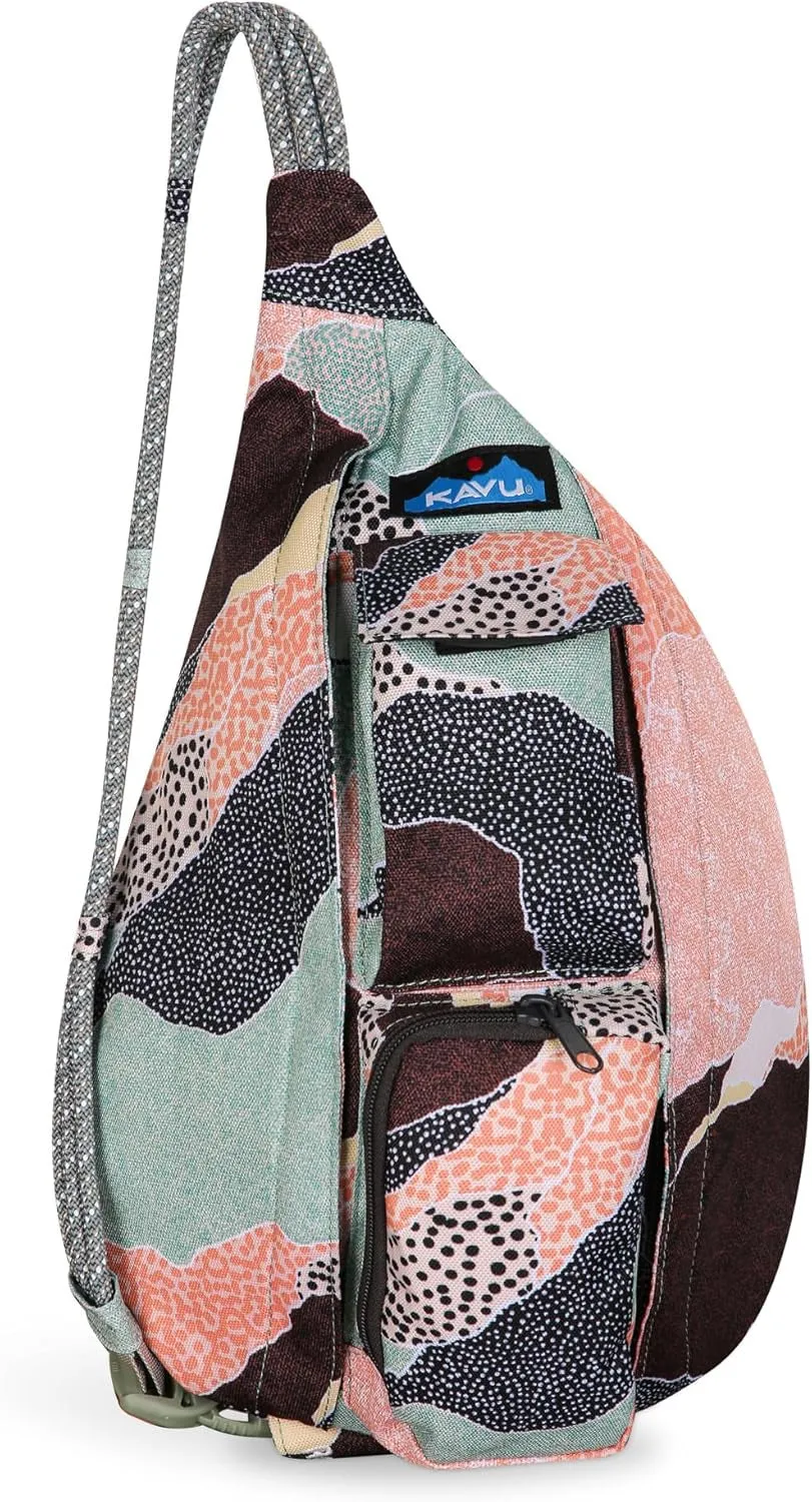 KAVU Mini Rope Sling Pack with Adjustable Rope Shoulder Strap