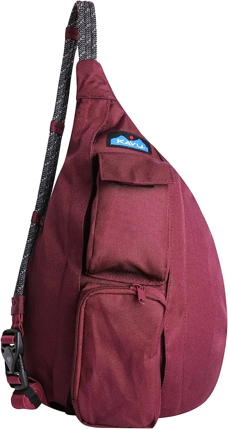 KAVU Mini Rope Sling Pack with Adjustable Rope Shoulder Strap