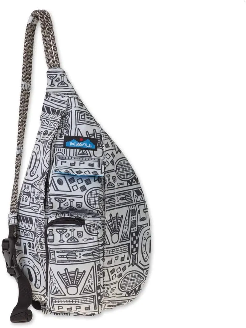 KAVU Mini Rope Sling Pack with Adjustable Rope Shoulder Strap
