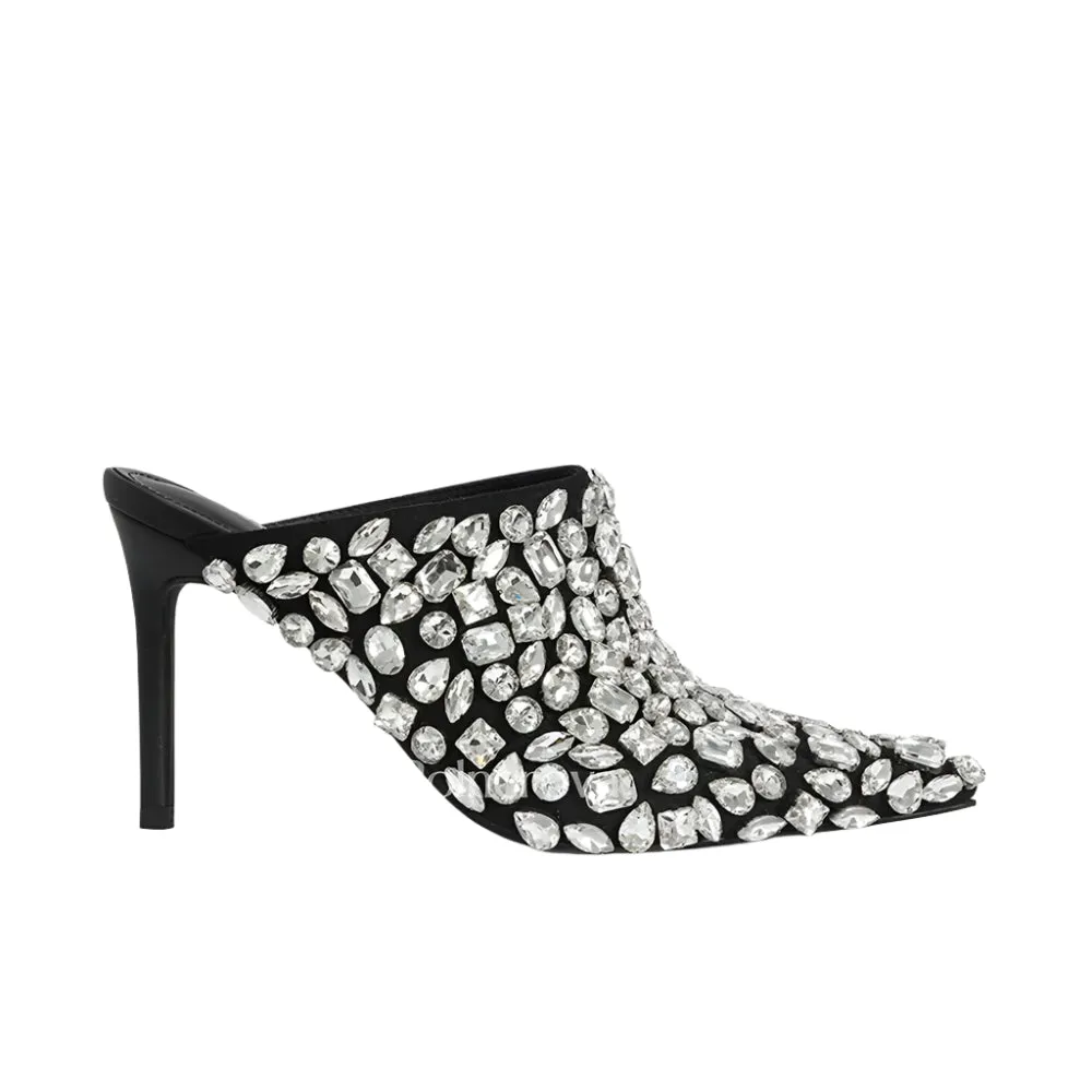 Luxury Crystal Mule Sandals